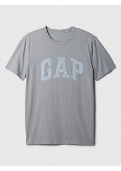 Erkek Gri Gap Logo T-Shirt