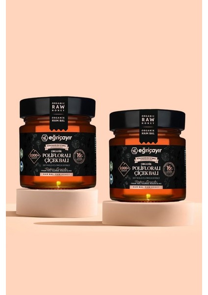 Organik Polifloralı - Çok Çiçekli Bal TA16 300 gr (2 Adet)