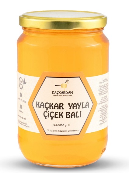 Kaçkar Yayla Çiçek Balı 1000 gr