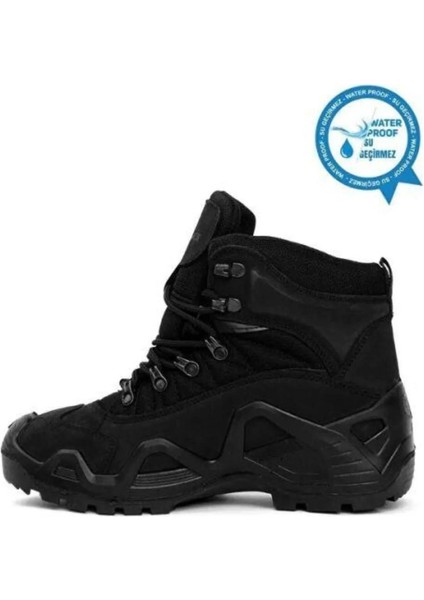 Lopard Army Siyah Su Geçirmez Deri Erkek Bot 102 23015 fiyatları