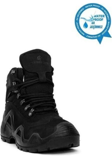 Lopard Army Siyah Su Geçirmez Deri Erkek Bot 102 23015 modelleri