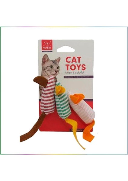 Kedi Oyuncagı Üçlü Fare