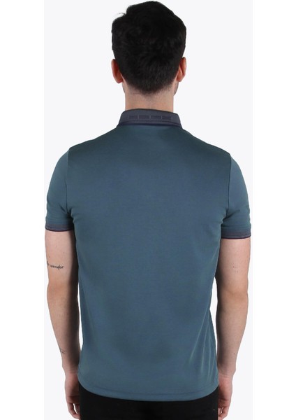1694 Ayaklı Gömlek Yaka T-Shirt