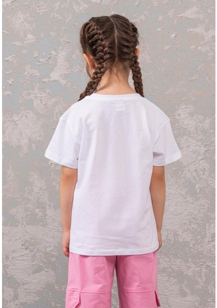 Pembe Stay Positive Baskılı T-Shirt fiyatları