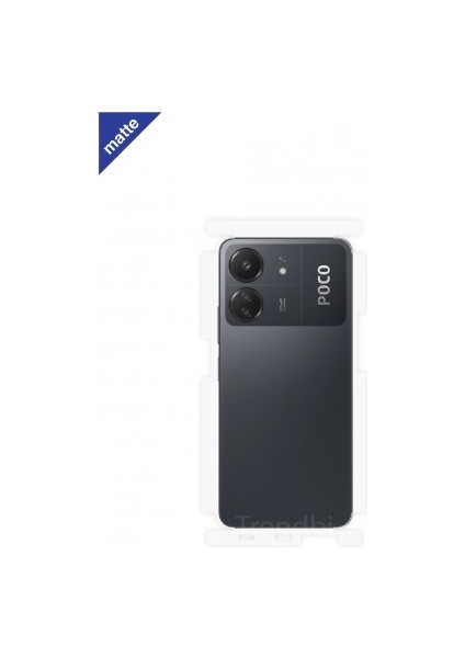 Xiaomi Poco C65 Mat Arka ve Yan Koruyucu Poliüretan Film