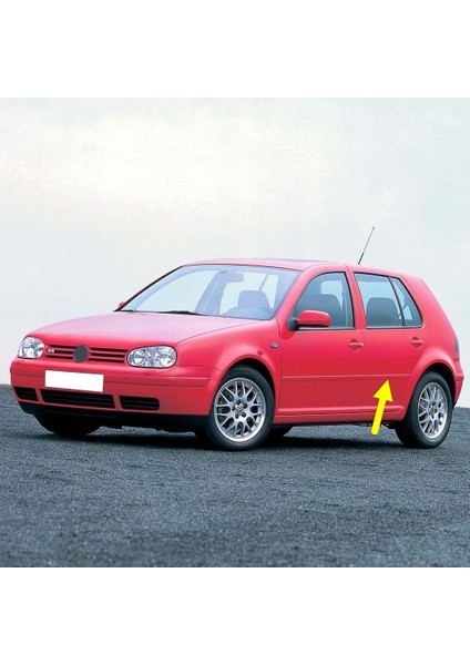 Vw Golf 4 1998-2004 Sol Arka Kapı Çıtası Boyanır Tip 1J4853753B