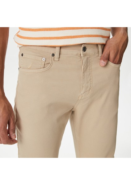 Nautıca Erkek Bej Slım Fıt Pantolon P45011T.2TK
