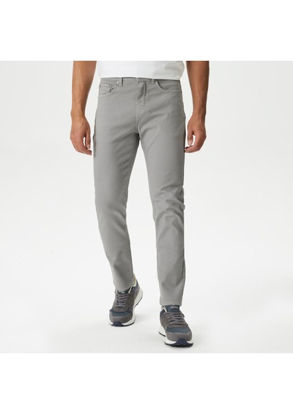 Nautıca Erkek Gri Slım Fıt Pantolon P45011T.0FR