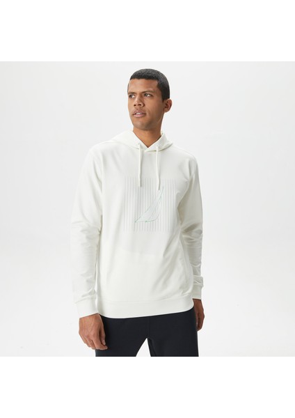 Nautıca Erkek Beyaz Standart Fıt Sweatshırt K45503T.1MA