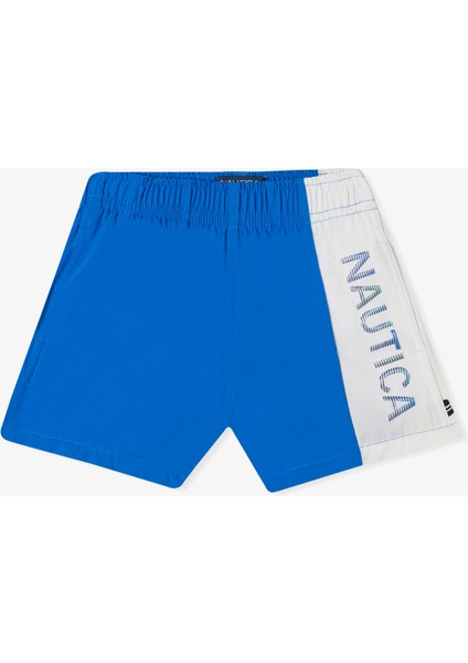 Nautıca Erkek Çocuk Mavi Renk Bloklu Şort Mayo TB35502T.4SJ