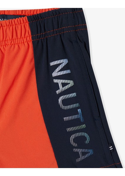 Nautıca Erkek Çocuk Turuncu Renk Bloklu Şort Mayo TB35502T.8TR fiyatları