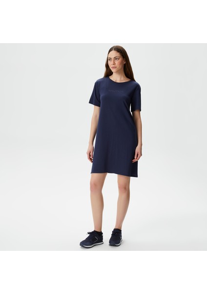 Nautıca Kadın Lacivert Relaxed Fıt Kısa Kollu Elbise 45D412T.4VN fırsatları