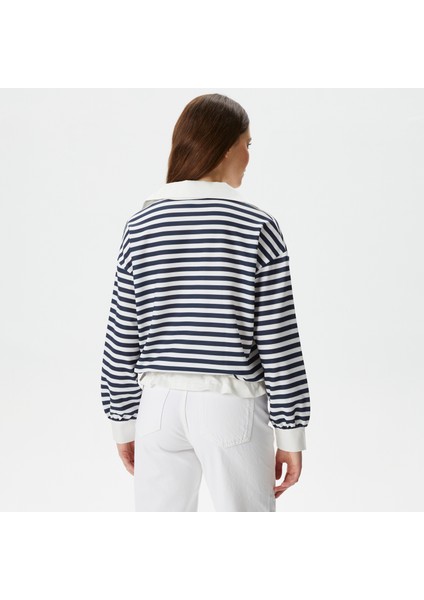 Nautıca Kadın Lacivert Relaxed Fıt Sweatshırt 45K505T.4VN