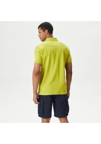 Erkek Yeşil Classic Fit Kısa Kollu Polo Yaka T-Shirt K35000T.3AH fiyatları