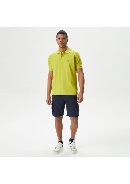 Erkek Yeşil Classic Fit Kısa Kollu Polo Yaka T-Shirt K35000T.3AH modelleri