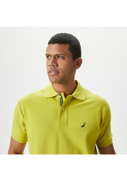 Erkek Yeşil Classic Fit Kısa Kollu Polo Yaka T-Shirt K35000T.3AH fırsatları