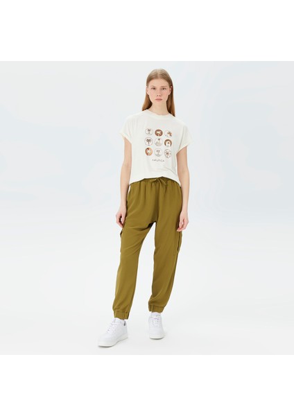 Nautıca Kadın Yeşil Relaxed Fıt Pantolon 45P306T.3C7