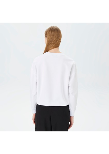 Nautıca Kadın Beyaz Relaxed Fıt Sweatshırt 45K507T.1BW fiyatları