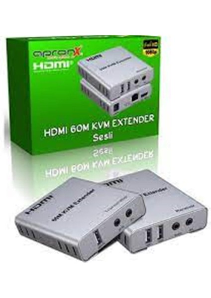 APX-120M CAT5E-CAT6 120 Metre 4K Kvm HDMI Extender