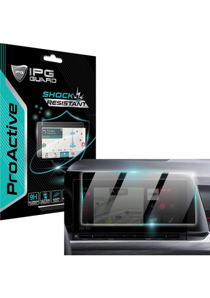 Volkswagen 2022-2024 Golf Gtı - R 10 Inch Navigation Için 9h Nano Ipg Proactive Ekran Koruyucu