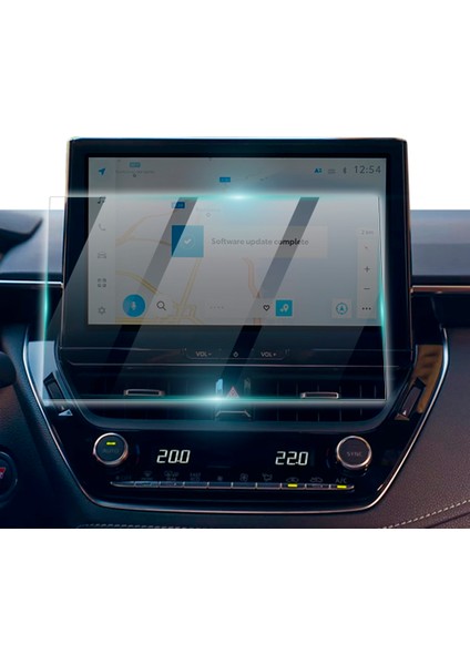 Toyota 2024 Corolla Cross Hybrid Passion X-Pack Flame X-Pack 10.5 Inch Navigation Için 9h Nano Ipg Proactive Ekran Koruyucu