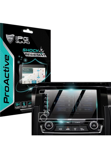 Honda 2019-2021 Civic (5 Button Version) Lx Ex Touring Si Ex-L 7 Inch Navigation Için 9h Nano Ipg Proactive Ekran Koruyucu, Pürüzsüz Cam Bitiş, Ultra Duyarlı Dokunmatik Hassasiyet, Darbeye Dayanıklı indirimleri