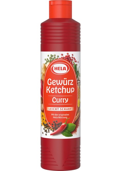 Gewürz Ketchup Curry Leıcht Scharf 800ML