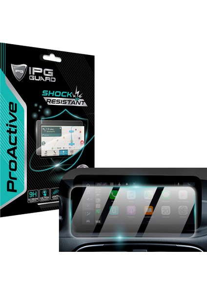 Fıat 2021-2024 Egea Cross - Cross Wagon - Lımıted - Sedan Lounge 10 Inch Navigation Için 9h Nano Ipg Proactive Ekran Koruyucu, Pürüzsüz Cam Bitiş, Duyarlı Dokunmatik Hassasiyet, Darbeye Dayanıklı