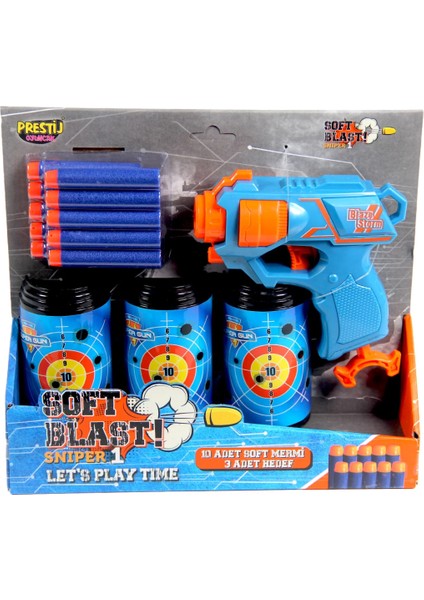 Nessi World Nessiworld Sniper 1 Soft Blast Dart Atan Oyuncak