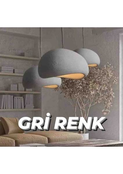 beton görünümlü avize