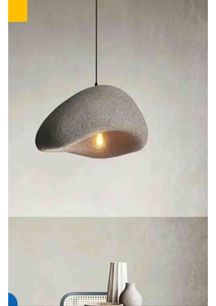 beton görünümlü avize