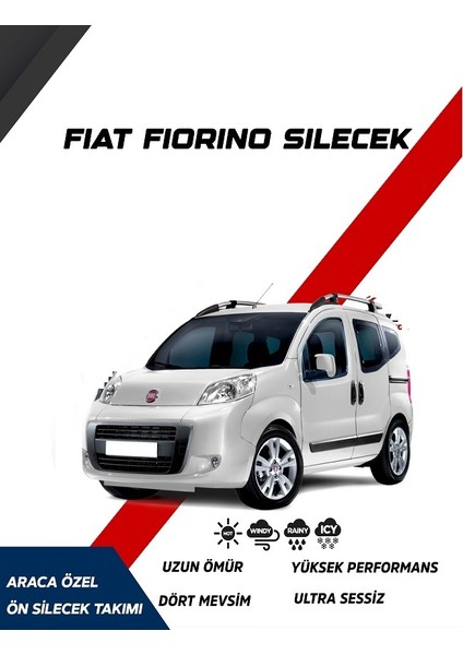 Fiat Fiorino 2017 Model Araca Özel Muz Silecek Seti