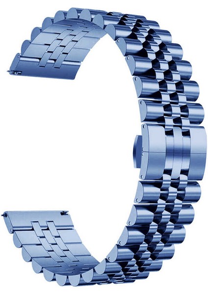 Case 4u C1 Için 22 mm Çift Renkli Ayarlanabilir Kopçalı Metal Kayış-Kordon Krd-36