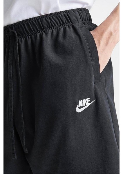 Sportswear Clup Fleece Jersey Standart Fit Kesim Siyah Erkek Spor Şort fırsatları