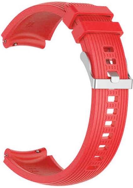 Case 4u C1 Için 22 mm Çizgili Desenli Ayarlanabilir Renkli Silikon Kayış-Kordon Krd-18