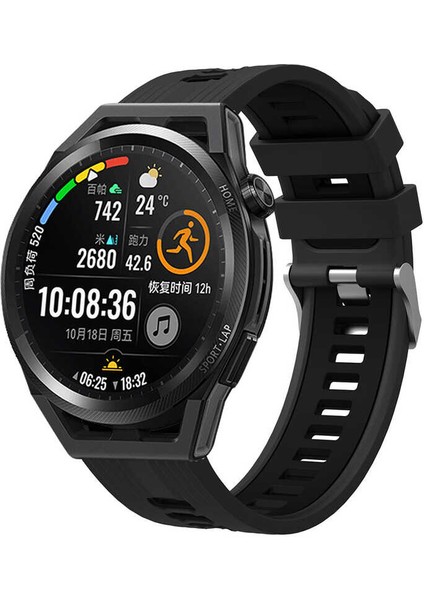 Xiaomi Mi Watch Için 22 mm Çift Katmanlı 2 Renkli Ayarlanabilir Renkli Silikon Kayış-Kordon Krd-55