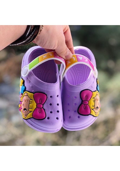 Kız Çocuk Crocks Modeli Sandalet , Çocuk Terlik , Anaokulu Kreş Sandaleti , Deniz Plaj ve Havuz Için Sandalet ve Terlik fiyatları