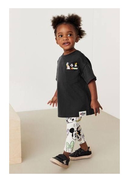 Minnie And Friends Kısa Kollu Taytlı Alt Üst Takım
