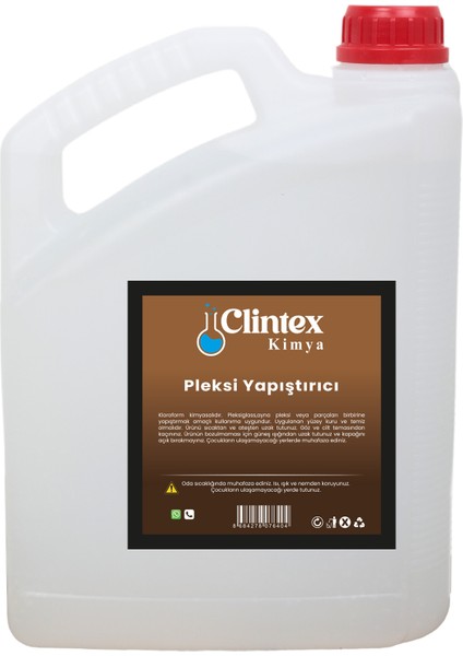 Clintex Kimya Pleksi Yapıştırıcı Ince Kloroform 3 kg