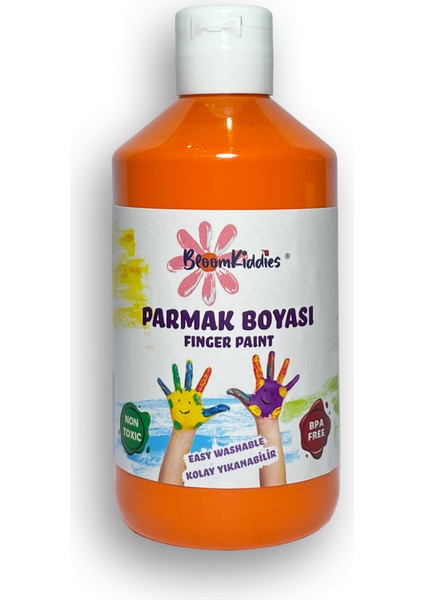 Yıkanabilir Parmak Boya 3'lü Set 4 (3X300 ml Şişe)