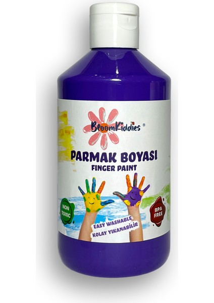 Yıkanabilir Parmak Boya 3'lü Set 4 (3X300 ml Şişe)