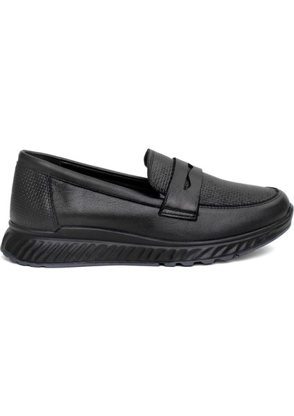 D24YA-3070 Kadın Deri Loafer Ayakkabı