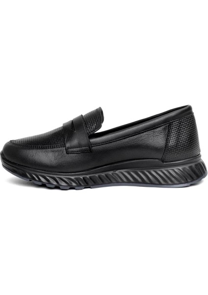 D24YA-3070 Kadın Deri Loafer Ayakkabı modelleri