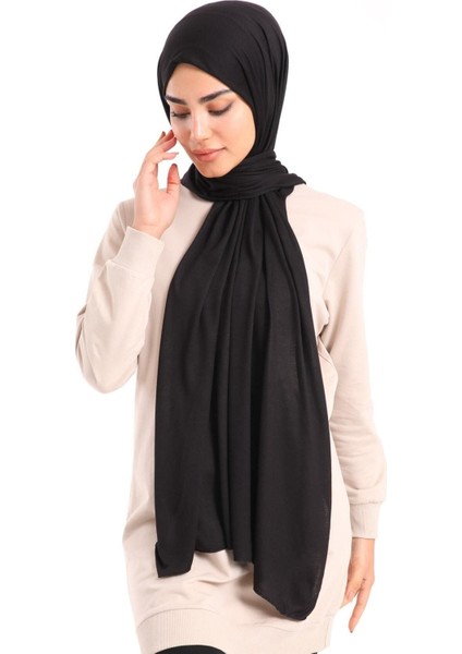 Likralı Penye Şal Siyah fiyatları