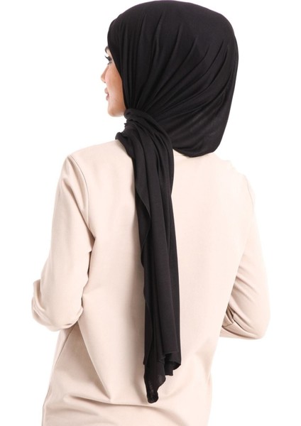 Likralı Penye Şal Siyah fırsatları