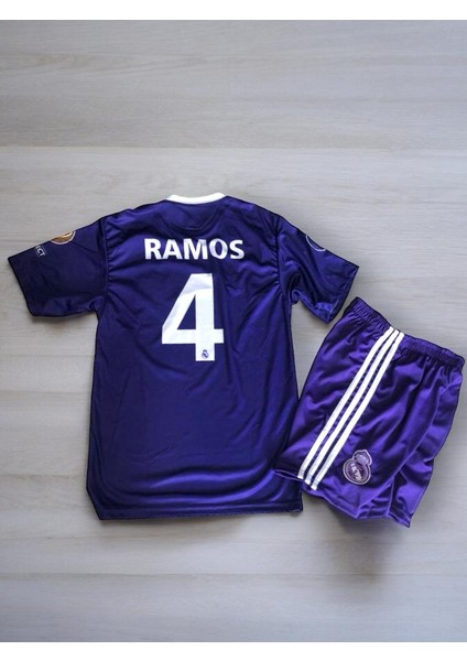 Real Madrid 2017 Cardiff Final Sergio Ramos Çocuk Forması