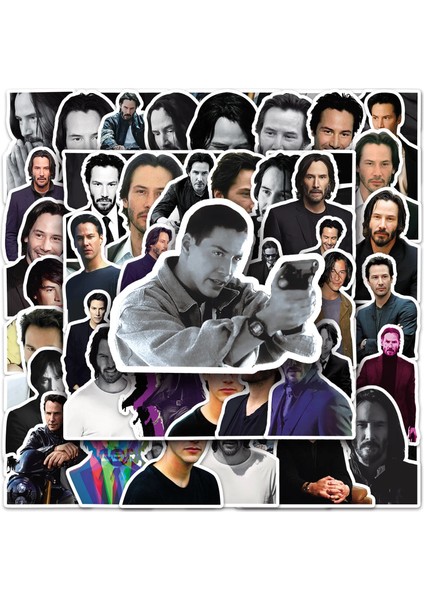 Keanu Reeves Defter Suluk Laptop Notebook Tablet Telefon Kılıf Sticker Seti