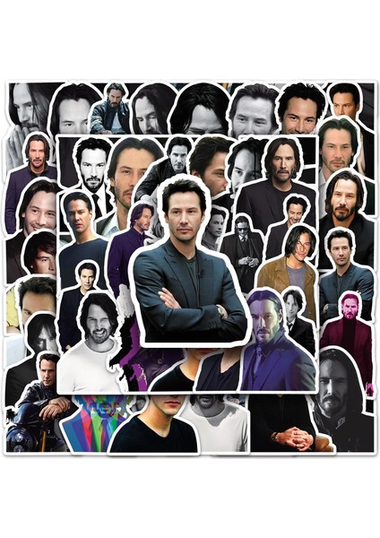 Keanu Reeves Defter Suluk Laptop Notebook Tablet Telefon Kılıf Sticker Seti