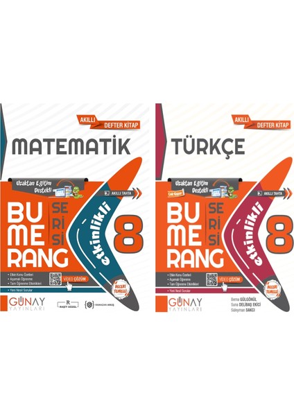 Günay Lgs 8. Sınıf Bumerang Matematik ve Türkçe