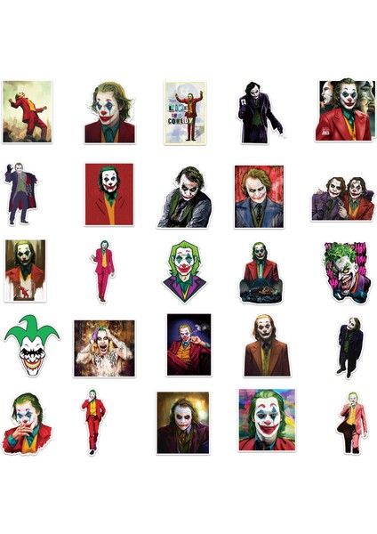 Joker Seri 2 Defter Suluk Laptop Notebook Tablet Telefon Kılıf Sticker Seti